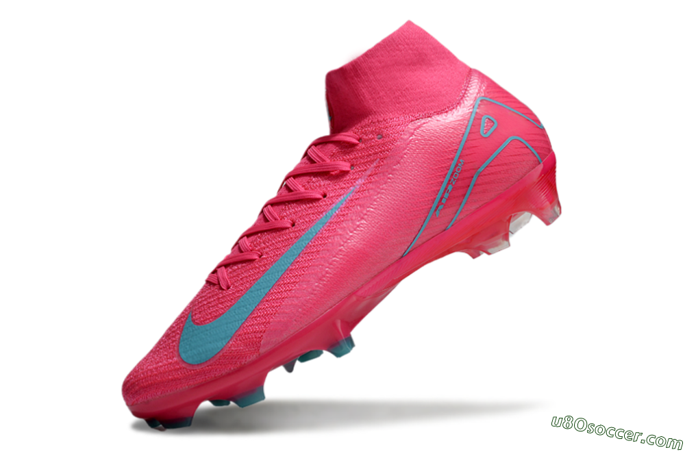 Nike Air Zoom Mercurial Superfly 16 Elite FG Firm Ground Soccer Cleats - Pink/Mint 1