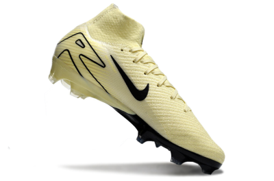 Nike Air Zoom Mercurial Superfly 10 Elite FG Firm Ground Soccer Cleats - Beige/Black/Yellow