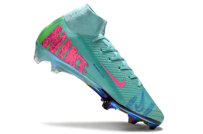 Nike Air Zoom Mercurial Superfly 10 Elite FG Firm Ground Soccer Cleats - Jade/Pink/Yellow