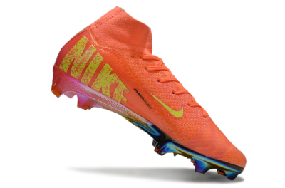 Nike Air Zoom Mercurial Superfly 10 Elite FG Firm Ground Soccer Cleats - Red/Yellow/Gold