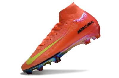 Nike Air Zoom Mercurial Superfly 10 Elite FG Firm Ground Soccer Cleats - Red/Yellow/Gold