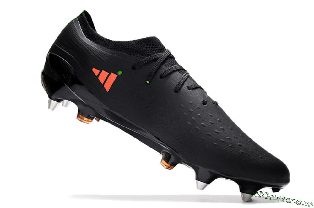 Adidas X Speedflow.1 SG Soft Ground Soccer Cleats - Black/Red/Silver 4