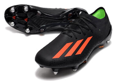 Adidas X Speedflow.1 SG Soft Ground Soccer Cleats - Black/Red/Silver