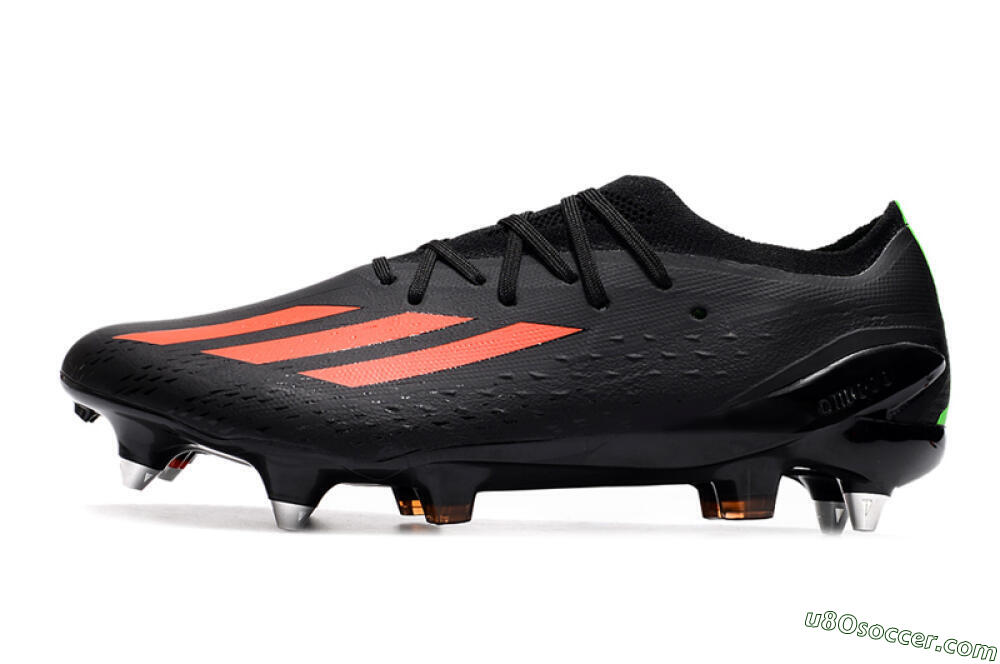 Adidas X Speedflow.1 SG Soft Ground Soccer Cleats - Black/Red/Silver 2