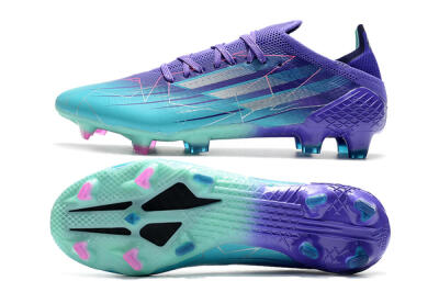 Adidas X Speedflow.1 Messi FG Firm Ground Soccer Cleats - Jade/Purple/Pink