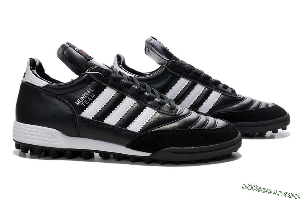 Adidas Copa Mundial Team Astro TF Artificial Turf Soccer Shoes - Black/White/Red 0