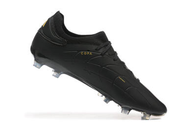 Adidas Copa Pure 2+ FG Firm Ground Soccer Cleats - Black/Gold/Blue