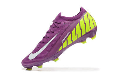 Nike Air Zoom Mercurial Vapor 16 Elite FG Firm Ground Soccer Cleats - Purple/White/Yellow