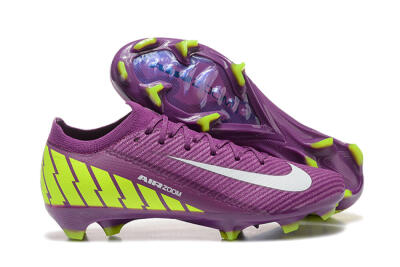 Nike Air Zoom Mercurial Vapor 16 Elite FG Firm Ground Soccer Cleats - Purple/White/Yellow