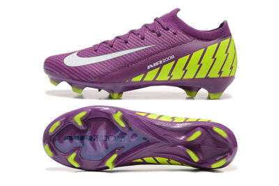 Nike Air Zoom Mercurial Vapor 16 Elite FG Firm Ground Soccer Cleats - Purple/White/Yellow