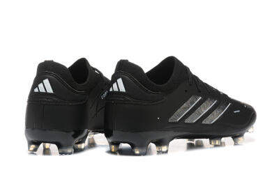 Adidas Copa Pure 2+ FG Firm Ground Soccer Cleats - Black/Silver/Blue