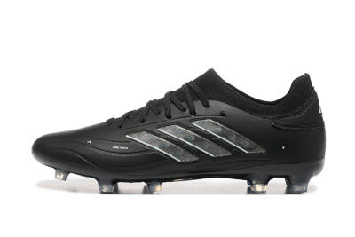 Adidas Copa Pure 2+ FG Firm Ground Soccer Cleats - Black/Silver/Blue