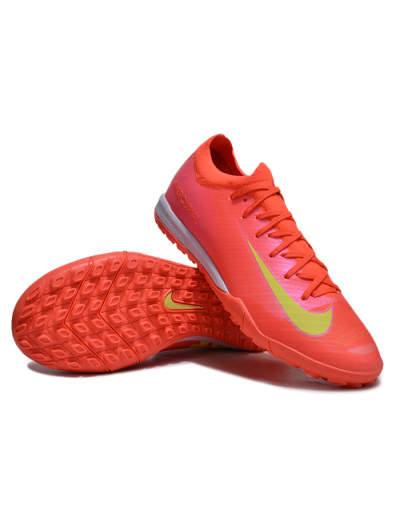 Nike Air Zoom Mercurial Vapor 16 Elite TF Artificial Turf Soccer Shoes - Pink/Yellow/White