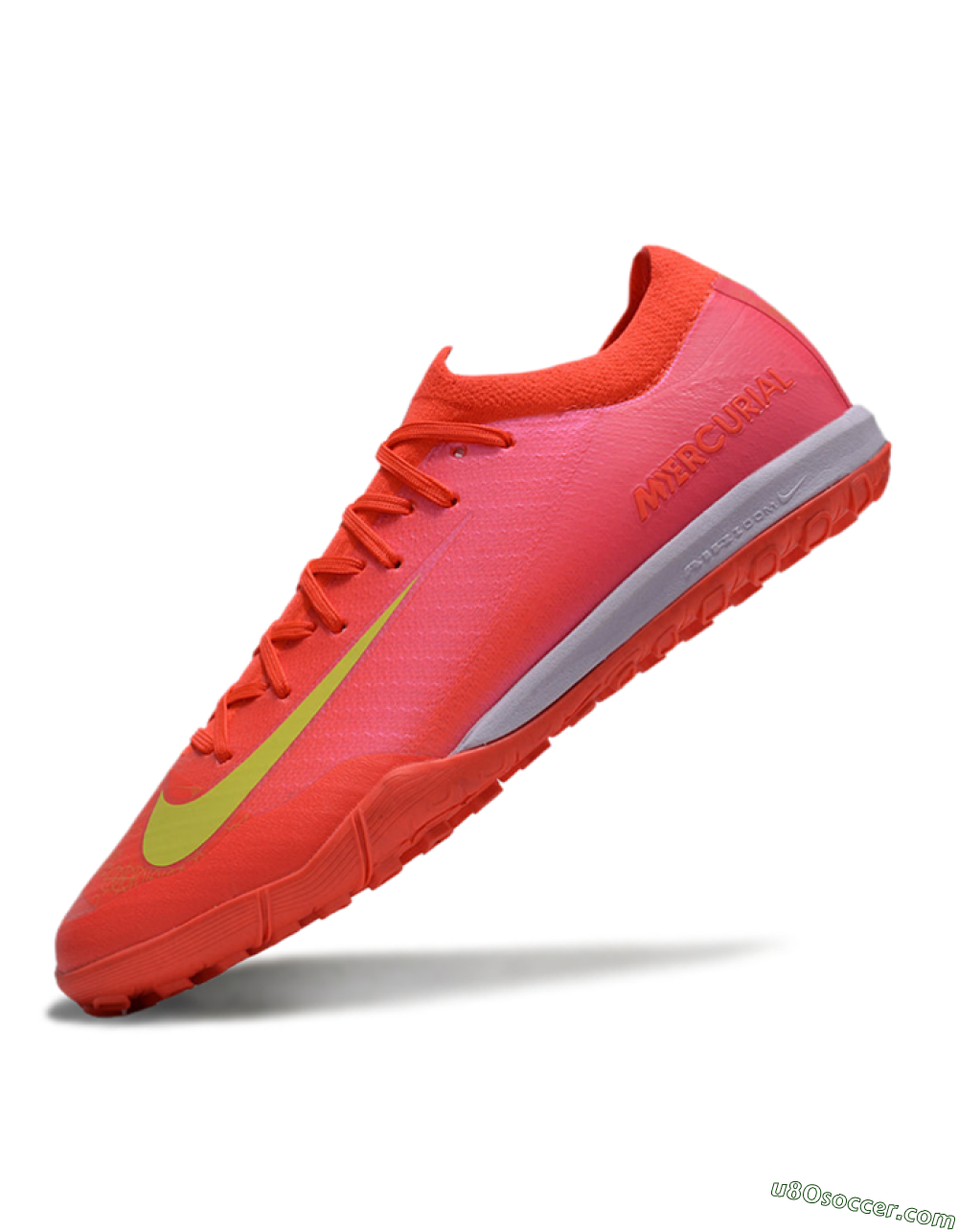 Nike Air Zoom Mercurial Vapor 16 Elite TF Artificial Turf Soccer Shoes - Pink/Yellow/White 5