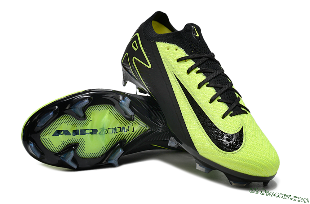 Nike Air Zoom Mercurial Vapor 16 Elite FG Firm Ground Soccer Cleats - Yellow/Black/Blue 3