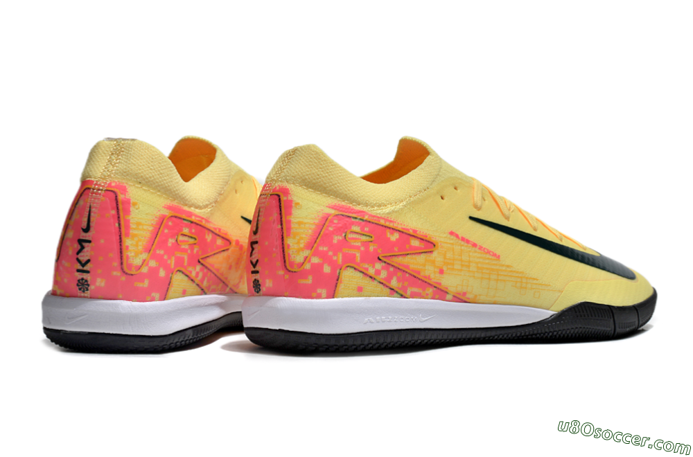 Nike Air Zoom Mercurial Vapor 16 Elite IC Indoor & Futsal Soccer Shoes - Yellow/Black/Red 6