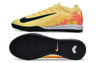 Nike Air Zoom Mercurial Vapor 16 Elite IC Indoor & Futsal Soccer Shoes - Yellow/Black/Red