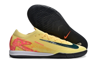Nike Air Zoom Mercurial Vapor 16 Elite IC Indoor & Futsal Soccer Shoes - Yellow/Black/Red