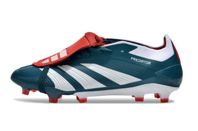 Adidas Predator Elite Foldover Tongue FG Firm Ground Soccer Cleats - Green/White/Red