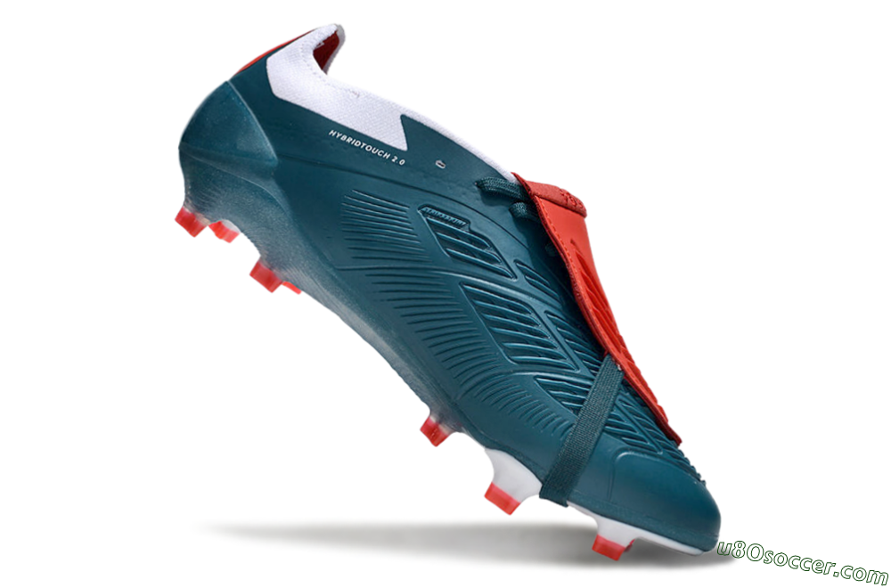 Adidas Predator Elite Foldover Tongue FG Firm Ground Soccer Cleats - Green/White/Red 4