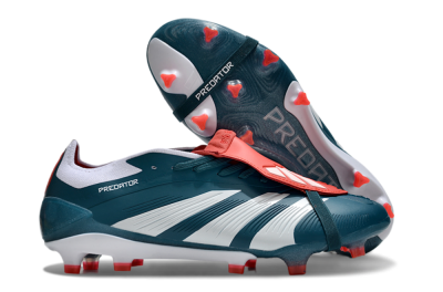 Adidas Predator Elite Foldover Tongue FG Firm Ground Soccer Cleats - Green/White/Red