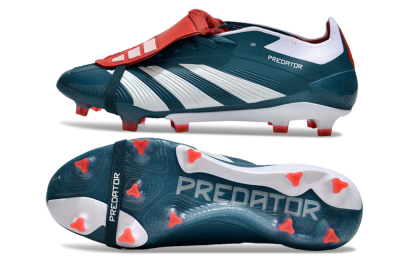 Adidas Predator Elite Foldover Tongue FG Firm Ground Soccer Cleats - Green/White/Red