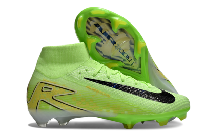Nike Air Zoom Mercurial Superfly 10 Elite FG Firm Ground Soccer Cleats - Green/Black/White