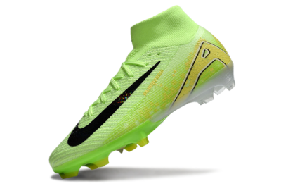 Nike Air Zoom Mercurial Superfly 10 Elite FG Firm Ground Soccer Cleats - Green/Black/White