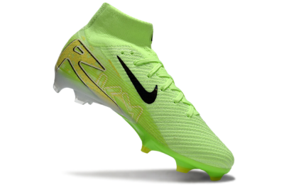 Nike Air Zoom Mercurial Superfly 10 Elite FG Firm Ground Soccer Cleats - Green/Black/White