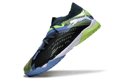 Puma Future Ultimate TF Artificial Turf Soccer Shoes - Black/Yellow/Blue