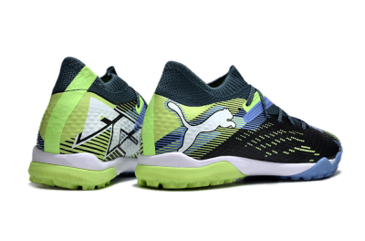 Puma Future Ultimate TF Artificial Turf Soccer Shoes - Black/Yellow/Blue