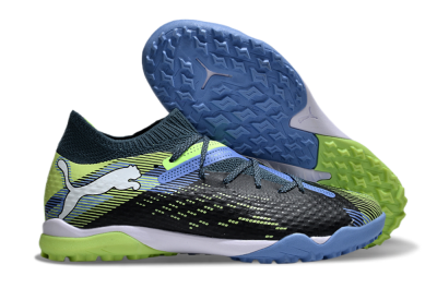 Puma Future Ultimate TF Artificial Turf Soccer Shoes - Black/Yellow/Blue
