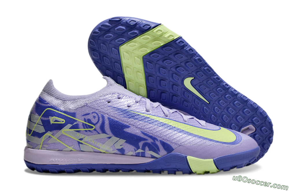 Nike Air Zoom Mercurial Vapor 16 Elite TF Artificial Turf Soccer Shoes - Purple/Yellow/White 1