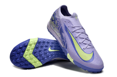 Nike Air Zoom Mercurial Vapor 16 Elite TF Artificial Turf Soccer Shoes - Purple/Yellow/White
