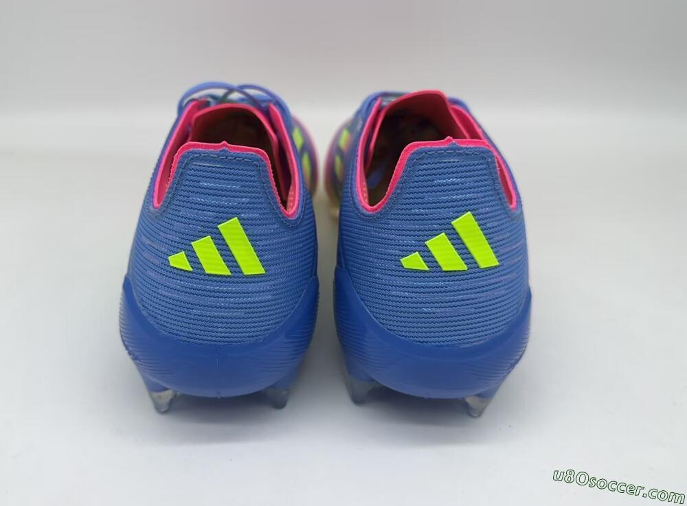 Adidas F50 Elite TF Artificial Turf Soccer Shoes - Blue/Pink/Yellow
