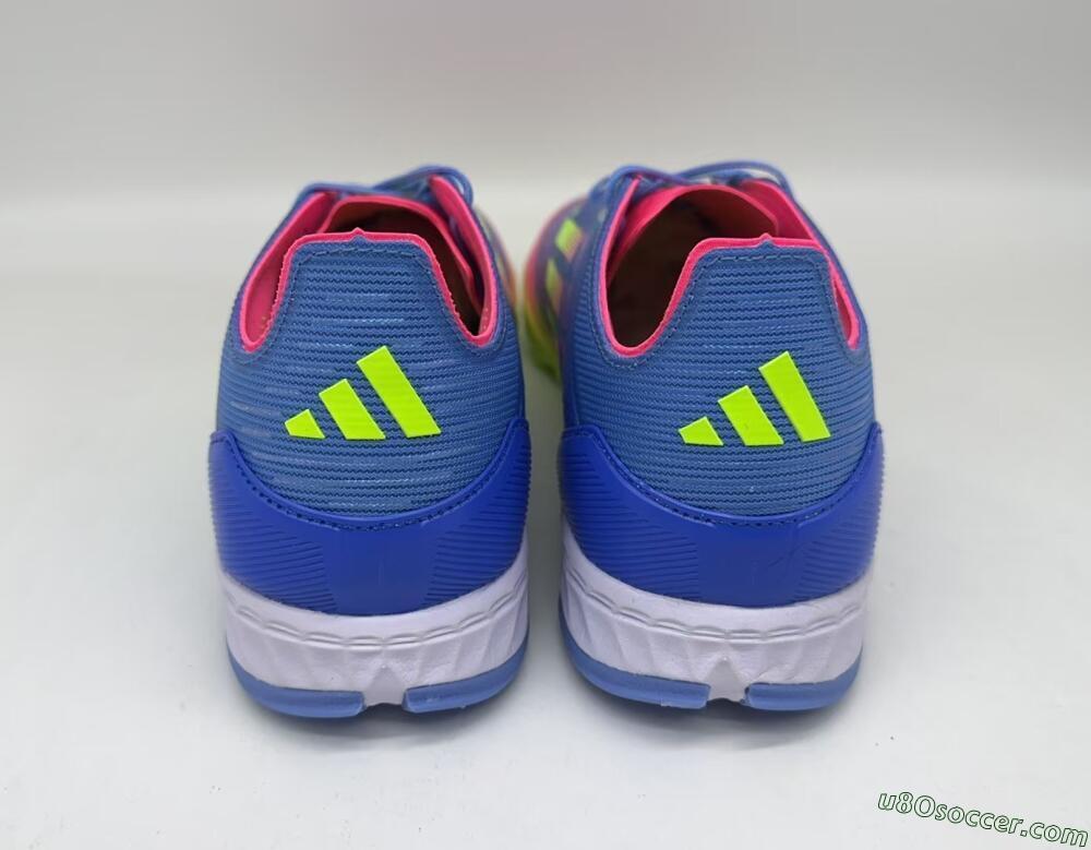 Adidas F50 Elite TF Artificial Turf Soccer Shoes - Blue/Pink/Yellow