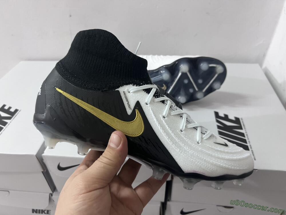 Nike Phantom Luna Elite AG Artificial Grass Soccer Cleats - White/Black/Gold