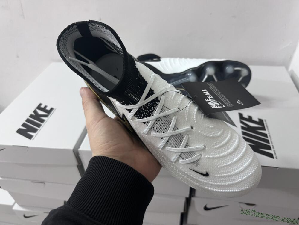 Nike Phantom Luna Elite AG Artificial Grass Soccer Cleats - White/Black/Gold