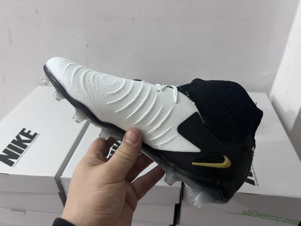 Nike Phantom Luna Elite AG Artificial Grass Soccer Cleats - White/Black/Gold