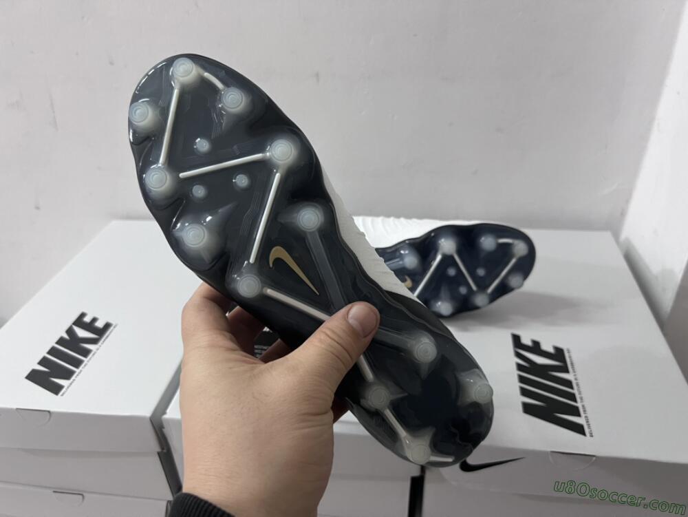 Nike Phantom Luna Elite AG Artificial Grass Soccer Cleats - White/Black/Gold