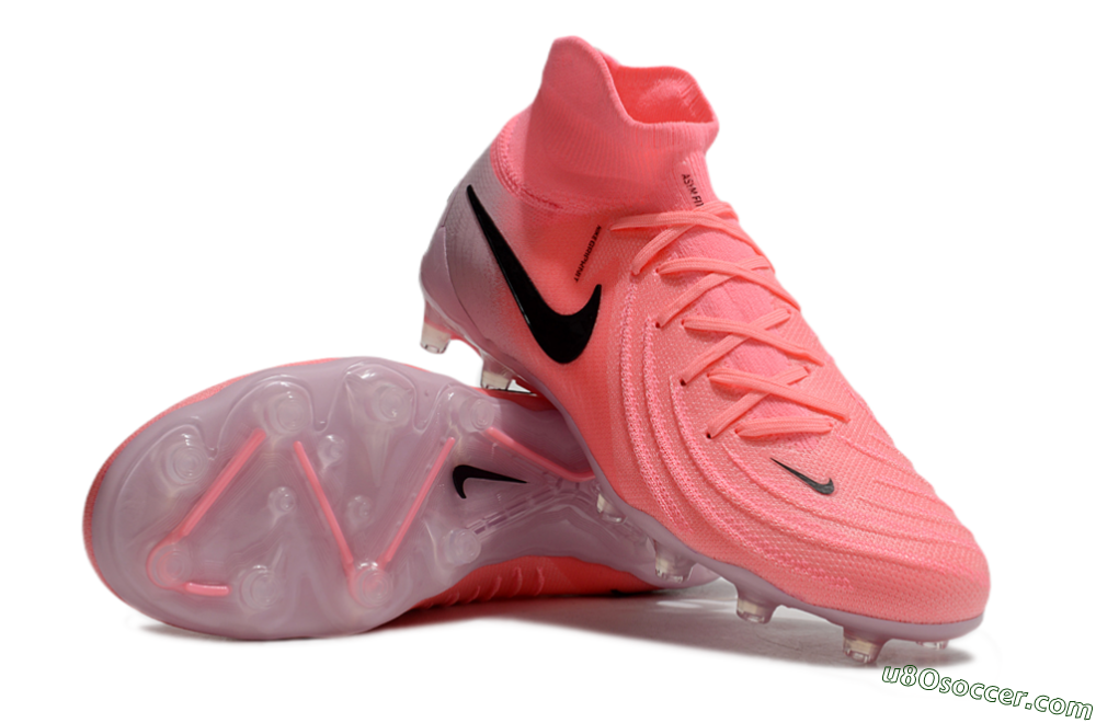 Nike Phantom Luna Elite AG Artificial Grass Soccer Cleats - Pink/Black 3