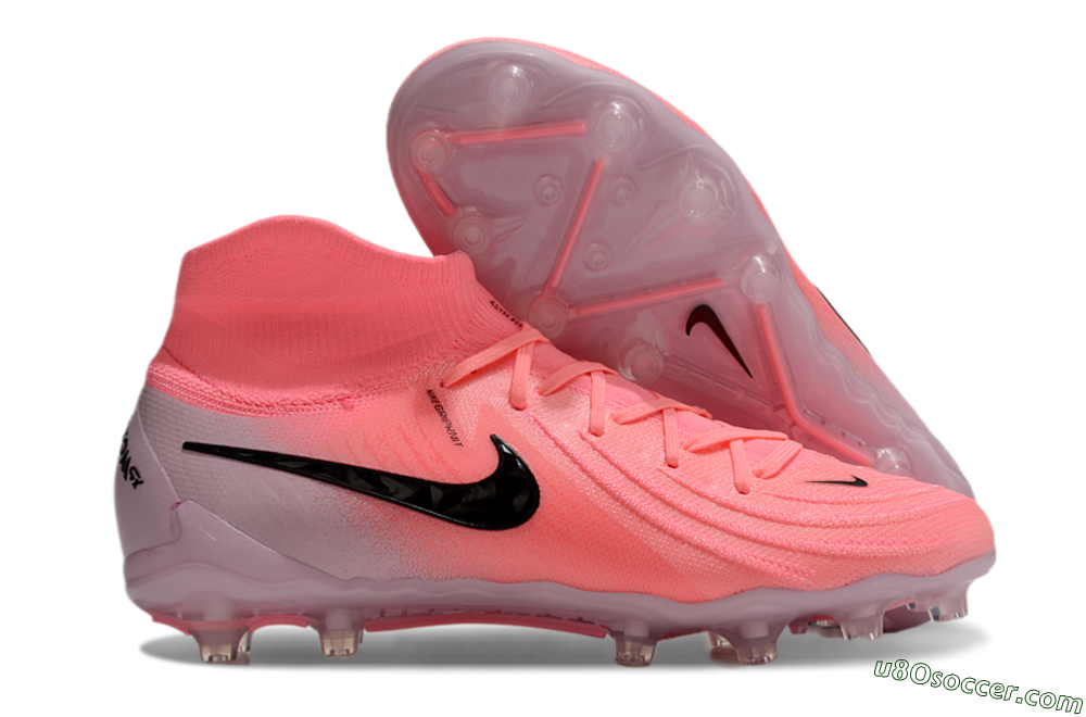 Nike Phantom Luna Elite AG Artificial Grass Soccer Cleats - Pink/Black 1