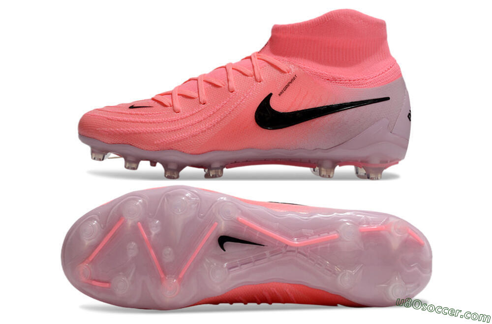 Nike Phantom Luna Elite AG Artificial Grass Soccer Cleats - Pink/Black 0