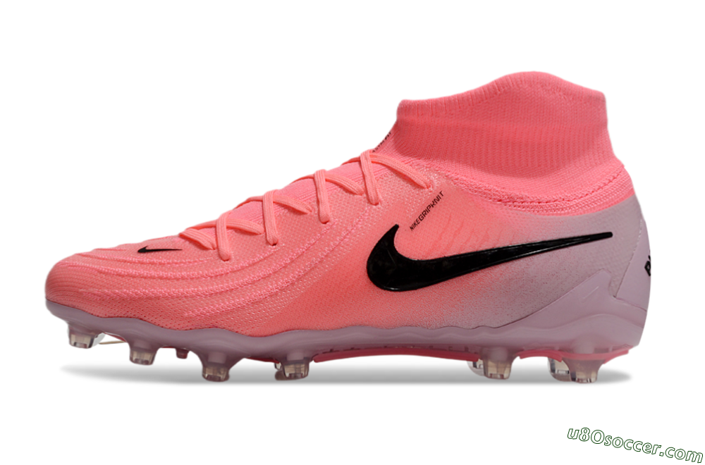 Nike Phantom Luna Elite AG Artificial Grass Soccer Cleats - Pink/Black 2