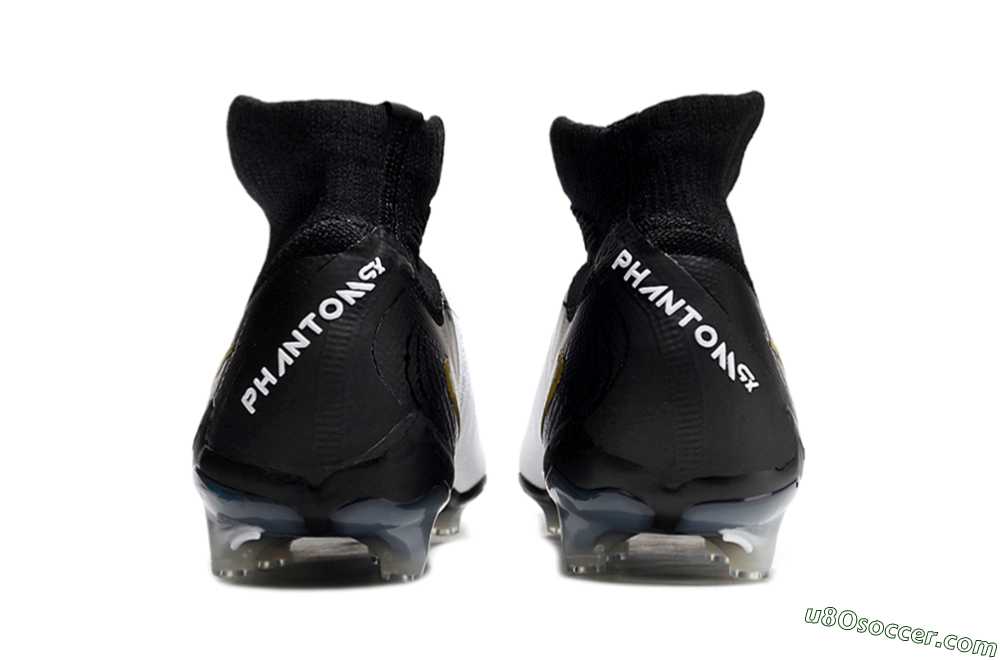 Nike Phantom Luna Elite AG Artificial Grass Soccer Cleats - White/Black/Gold 5