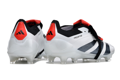 Adidas Predator Elite Foldover Tongue FG Firm Ground Soccer Cleats - White/Blue/Red