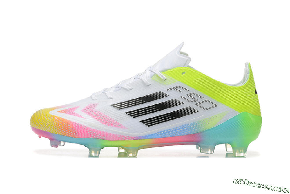 アディダス　F50 FG Adidas F50 Elite FG Firm Ground Soccer Cleats - White/Pink