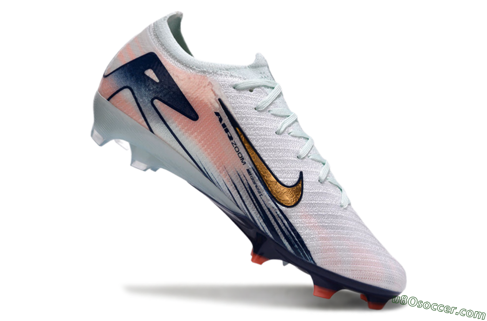 Nike Air Zoom Mercurial Vapor 16 Elite FG Firm Ground Soccer Cleats - Jade/Yellow/Pink 5