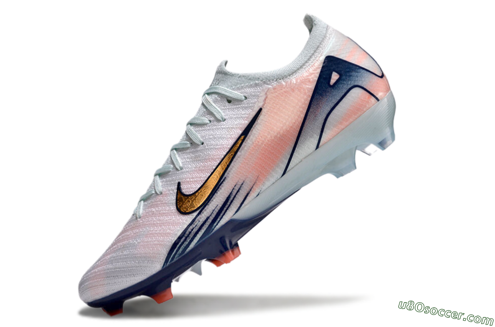 Nike Air Zoom Mercurial Vapor 16 Elite FG Firm Ground Soccer Cleats - Jade/Yellow/Pink 6