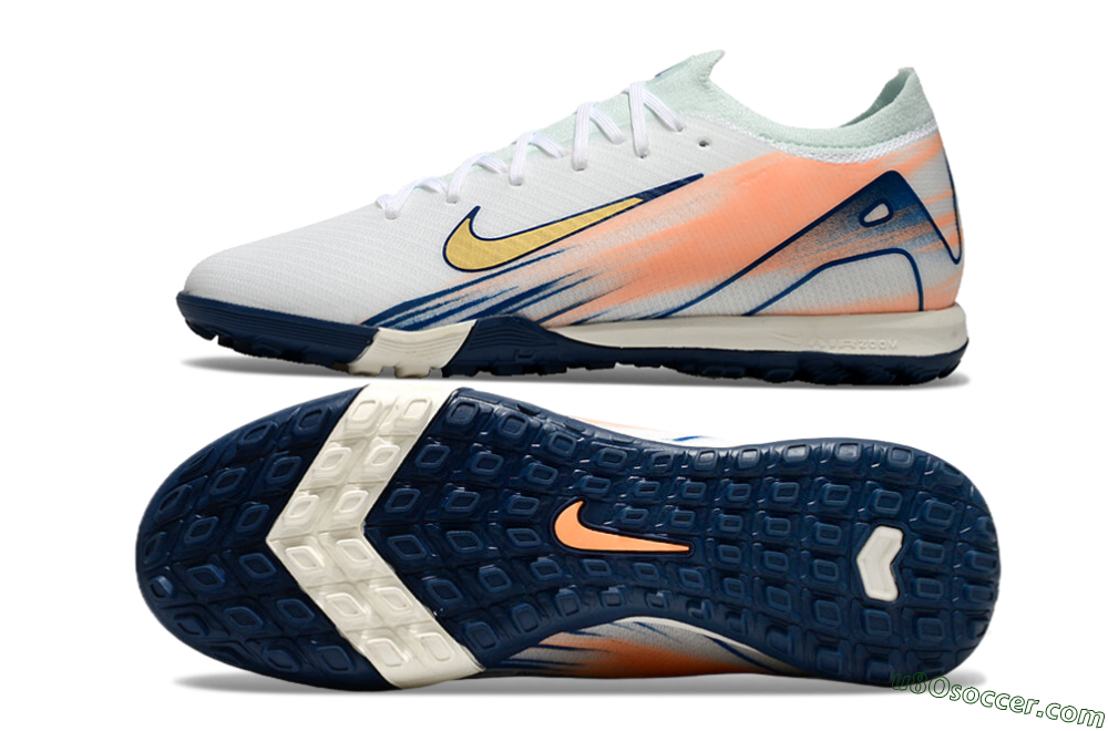 Nike Air Zoom Mercurial Vapor 16 Elite TF Artificial Turf Soccer Shoes - Jade/Yellow/Pink 0